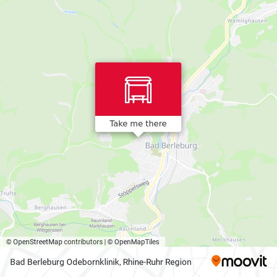 Bad Berleburg Odebornklinik map
