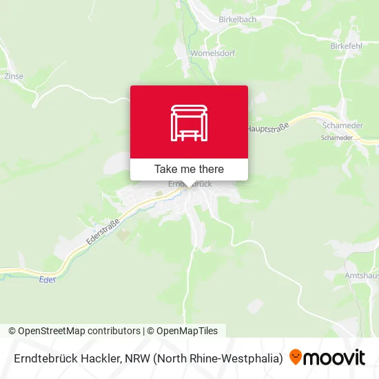 Карта Erndtebrück Hackler