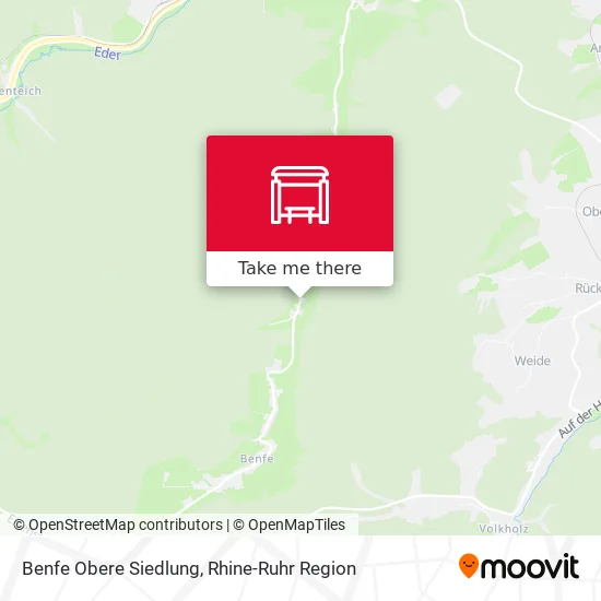 Карта Benfe Obere Siedlung