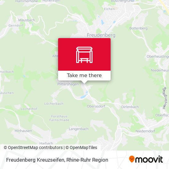Freudenberg Kreuzseifen map