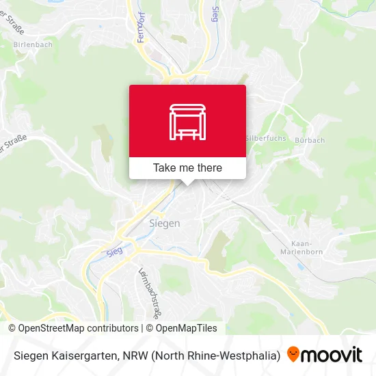 Siegen Kaisergarten map