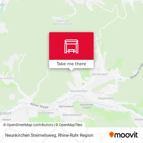 Карта Neunkirchen Steimelsweg