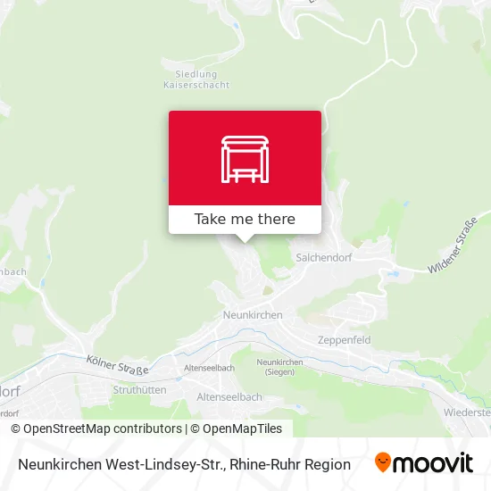 Карта Neunkirchen West-Lindsey-Str.