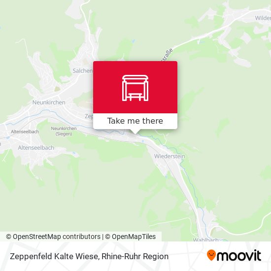Карта Zeppenfeld Kalte Wiese