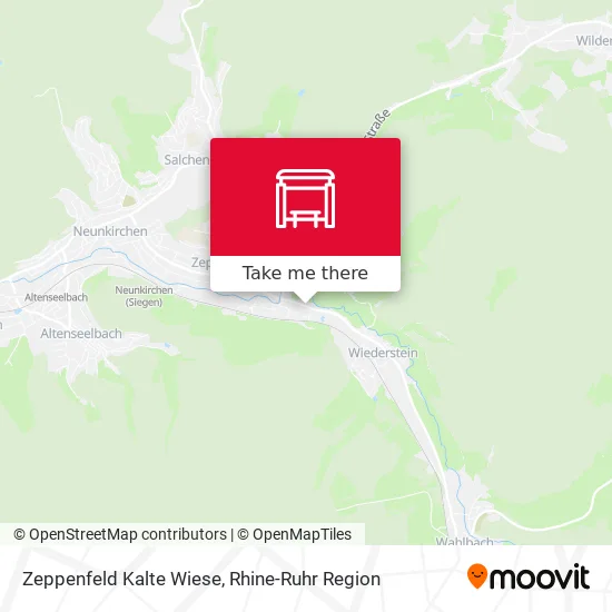 Карта Zeppenfeld Kalte Wiese