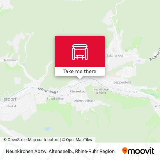 Карта Neunkirchen Abzw. Altenseelb.