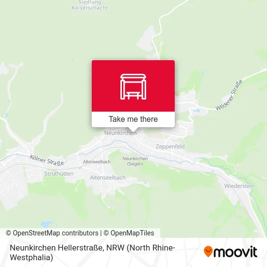 Neunkirchen Hellerstraße map