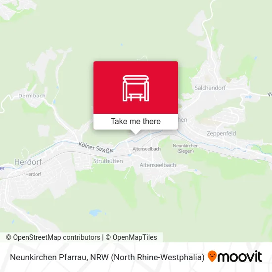 Neunkirchen Pfarrau map