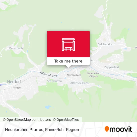 Карта Neunkirchen Pfarrau