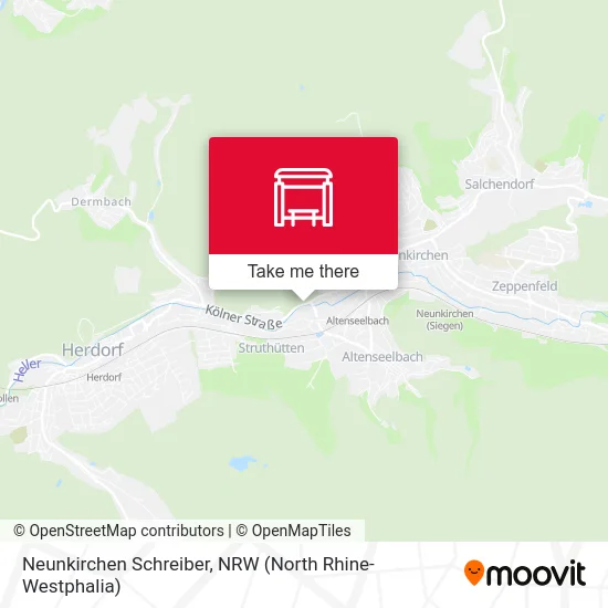 Neunkirchen Schreiber map