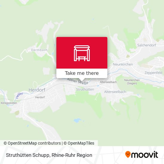 Struthütten Schupp map