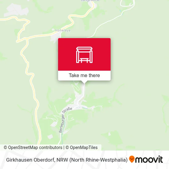 Girkhausen Oberdorf map