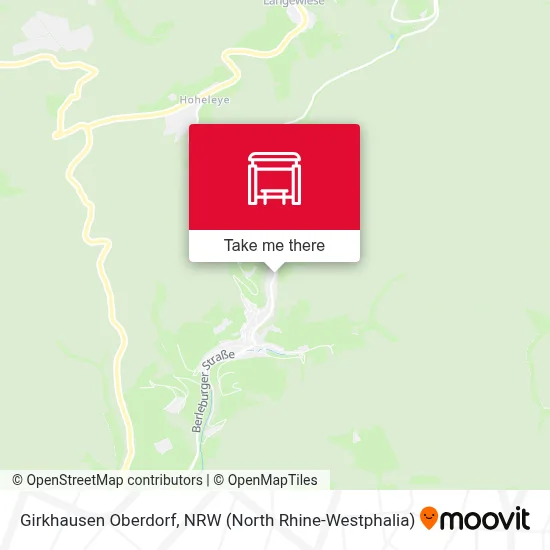 Girkhausen Oberdorf map