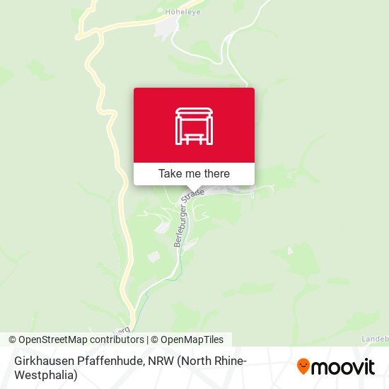 Girkhausen Pfaffenhude map