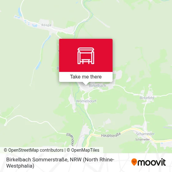 Birkelbach Sommerstraße map