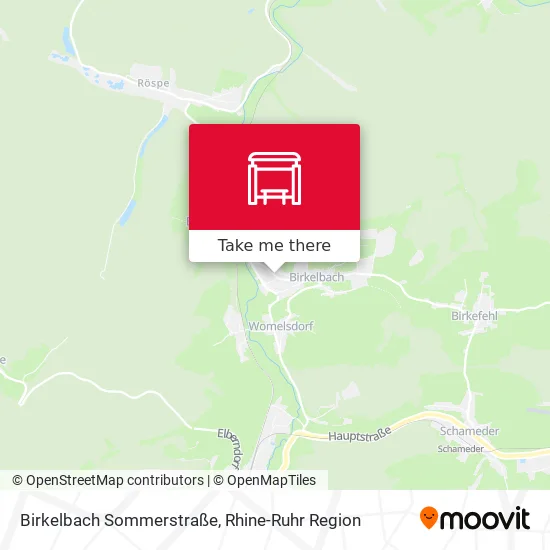Карта Birkelbach Sommerstraße