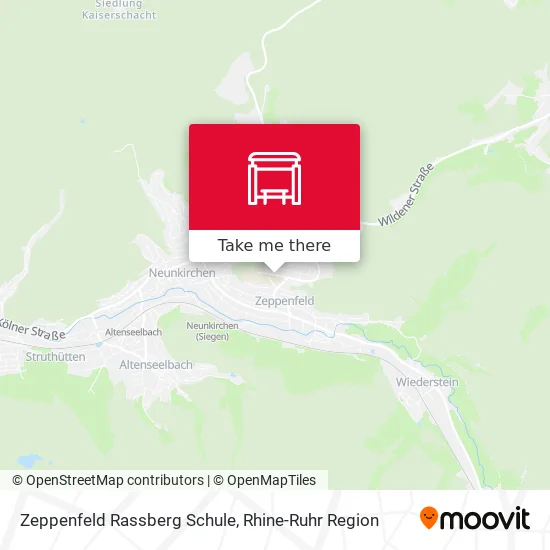 Карта Zeppenfeld Rassberg Schule