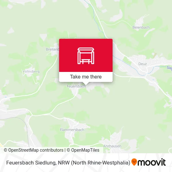 Карта Feuersbach Siedlung