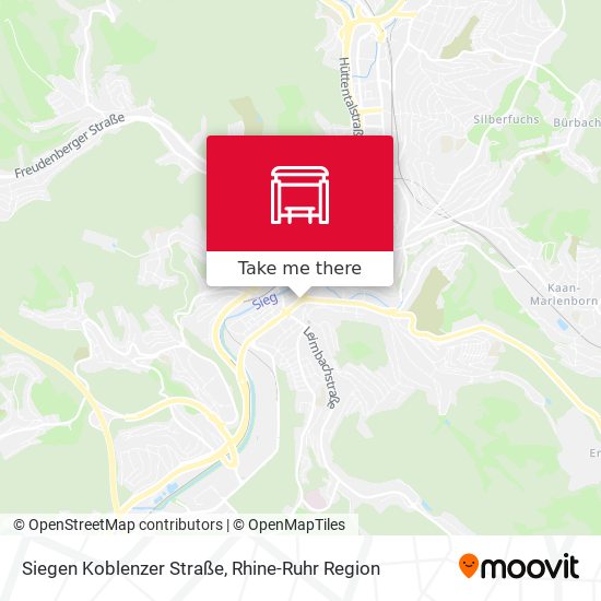 Siegen Koblenzer Straße map