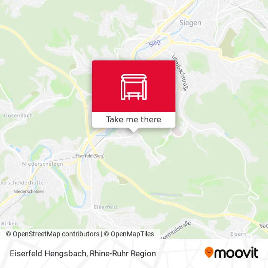 Карта Eiserfeld Hengsbach