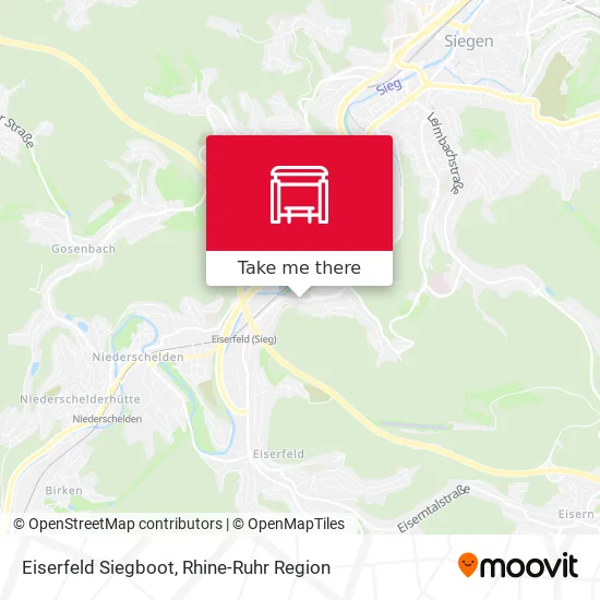 Карта Eiserfeld Siegboot