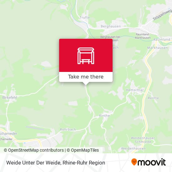 Weide Unter Der Weide map