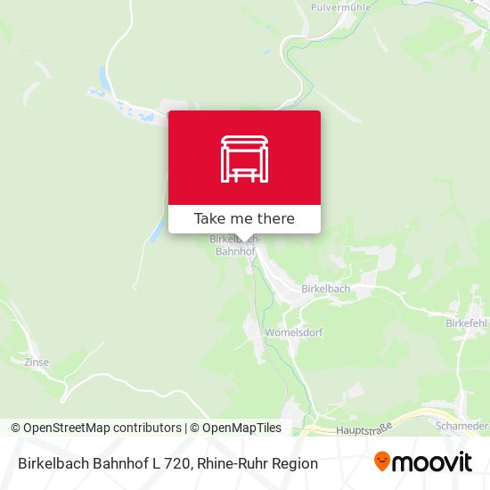 Birkelbach Bahnhof L 720 map