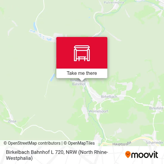 Birkelbach Bahnhof L 720 map