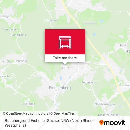 Карта Büschergrund Eichener Straße