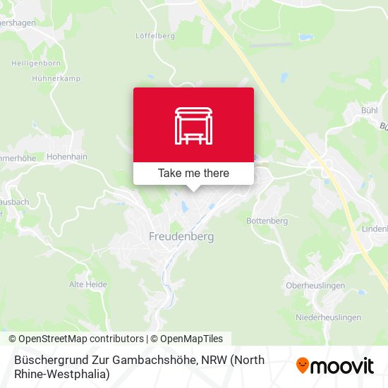 Büschergrund Zur Gambachshöhe map