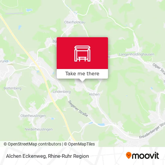 Карта Alchen Eckenweg