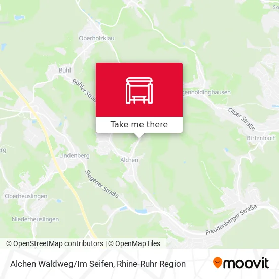 Карта Alchen Waldweg/Im Seifen