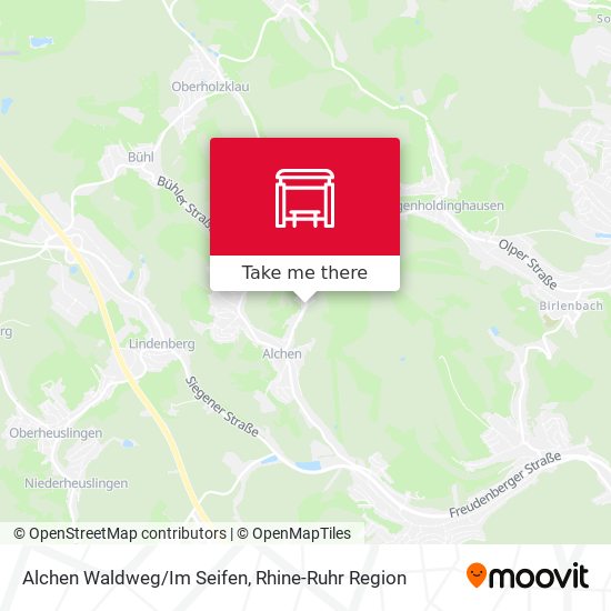 Alchen Waldweg/Im Seifen map