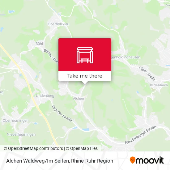 Карта Alchen Waldweg/Im Seifen