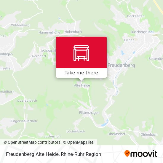 Карта Freudenberg Alte Heide