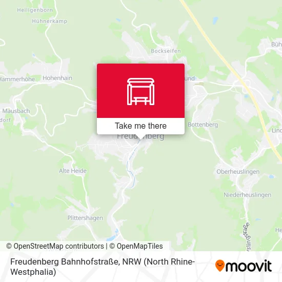 Freudenberg Bahnhofstraße map