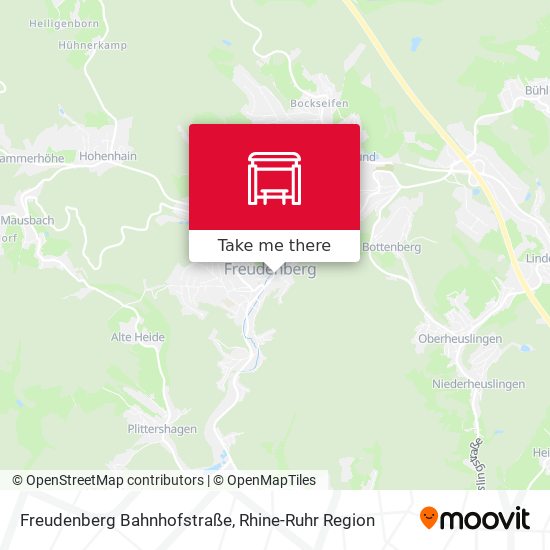 Freudenberg Bahnhofstraße map