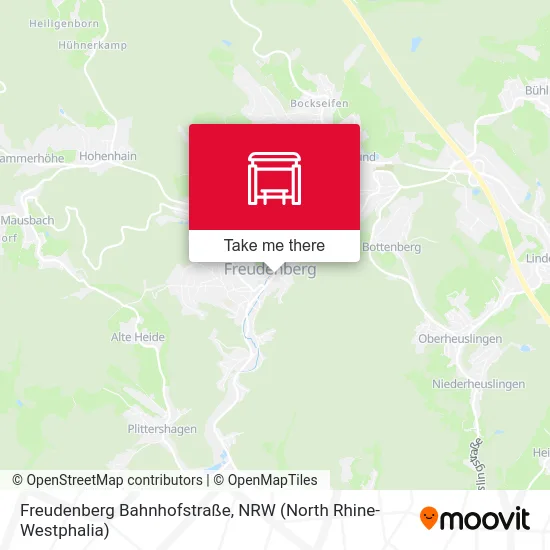 Freudenberg Bahnhofstraße map