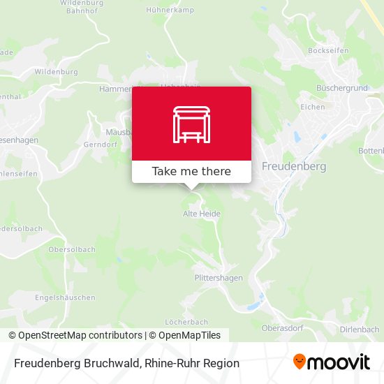 Карта Freudenberg Bruchwald