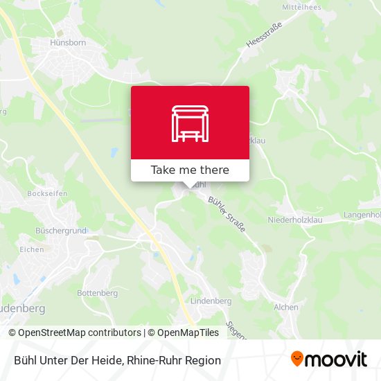 Карта Bühl Unter Der Heide