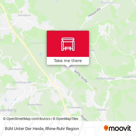 Карта Bühl Unter Der Heide
