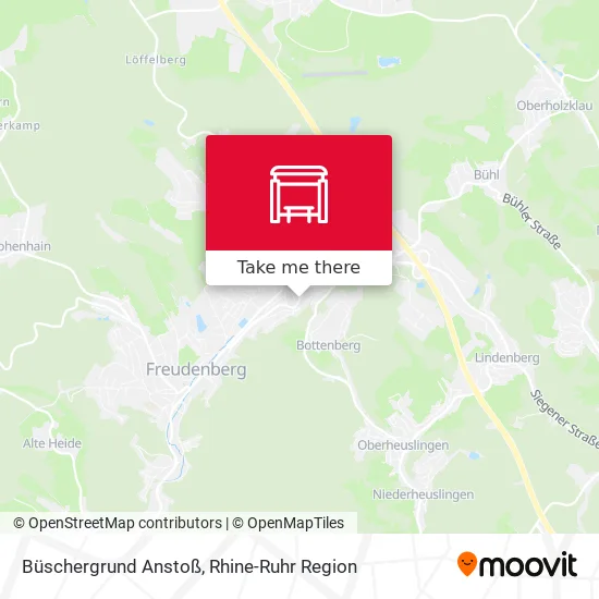 Карта Büschergrund Anstoß