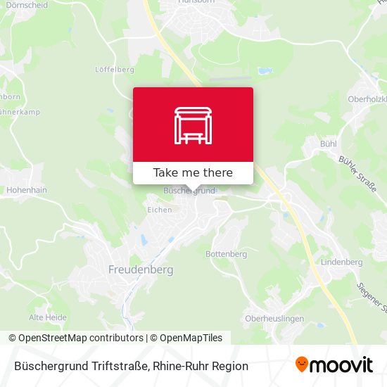 Büschergrund Triftstraße map