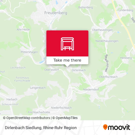 Карта Dirlenbach Siedlung