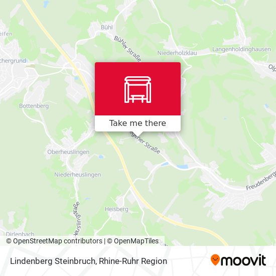 Lindenberg Steinbruch map