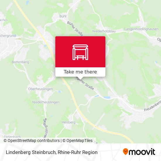 Lindenberg Steinbruch map