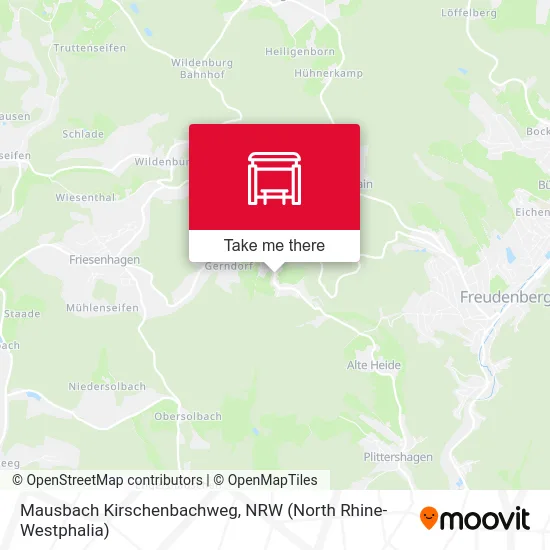 Mausbach Kirschenbachweg map