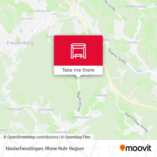 Карта Niederheuslingen