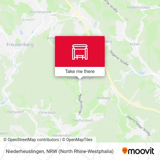 Niederheuslingen map