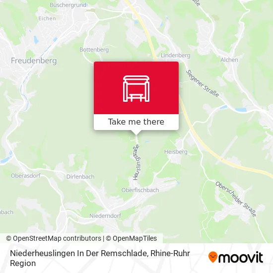 Карта Niederheuslingen In Der Remschlade